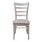 International Concepts Set of 2 Emily Side Chairs, Washed Gray Taupe C09-617P - alternate 7